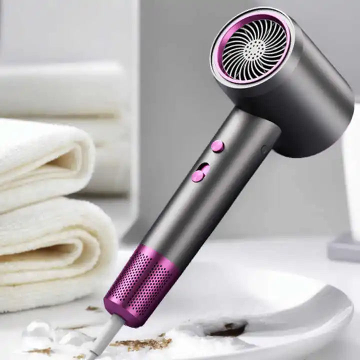 Efficient Hair Dryer with Adjustable Heat