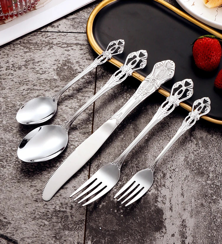 Golden Stainless Steel Cutlery Set