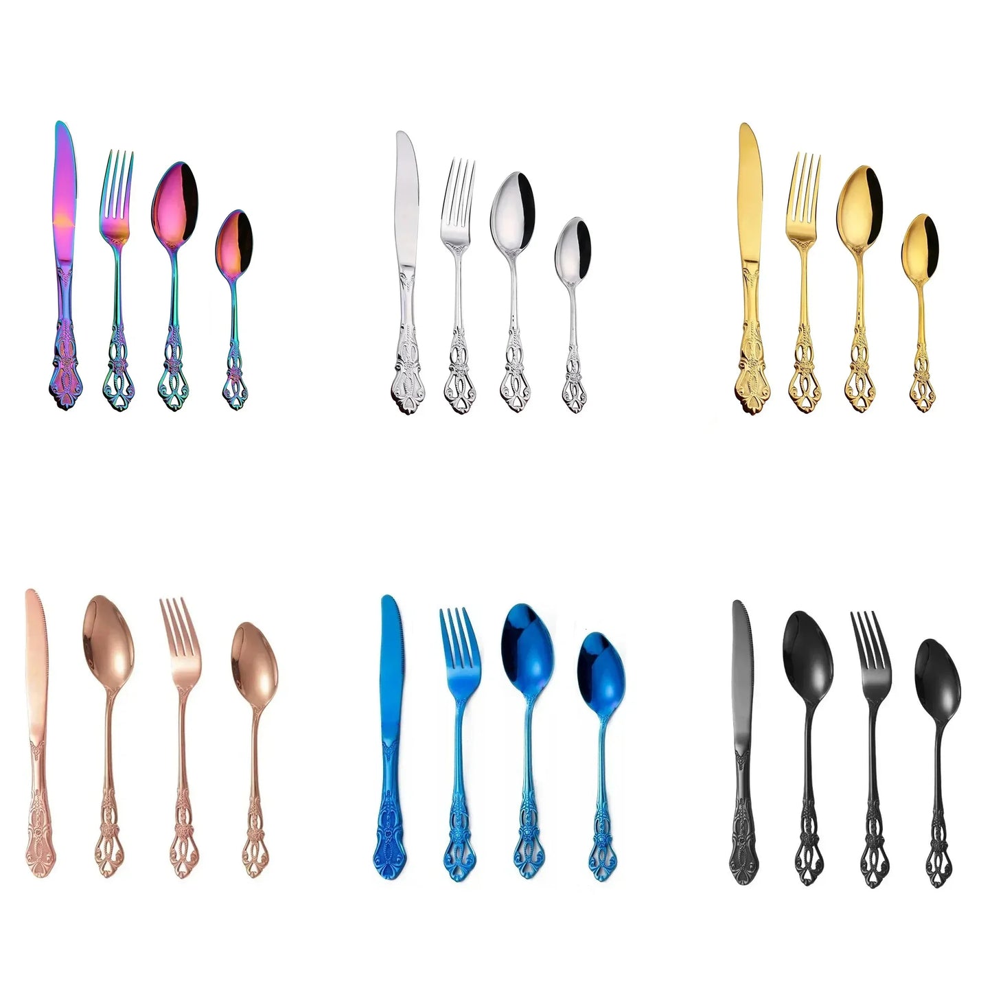 Golden Stainless Steel Cutlery Set