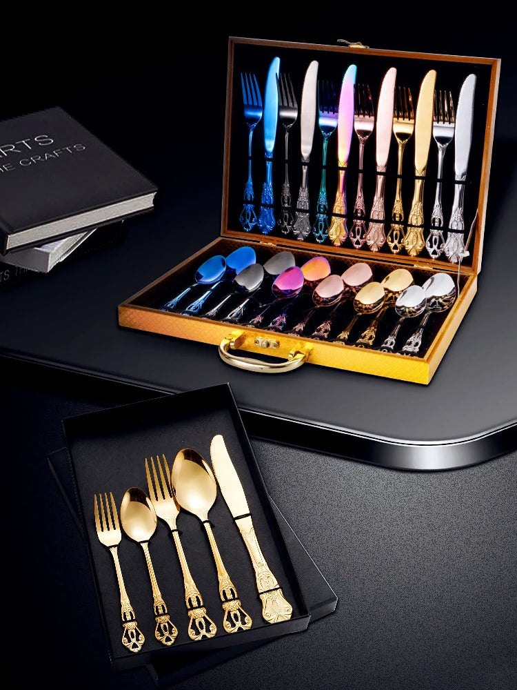 Golden Stainless Steel Cutlery Set