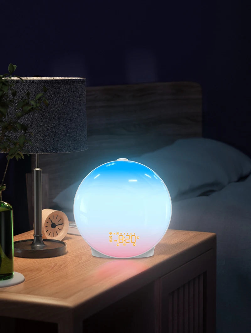 Wake Up Light Alarm Clock - Sunrise/Sunset Simulation