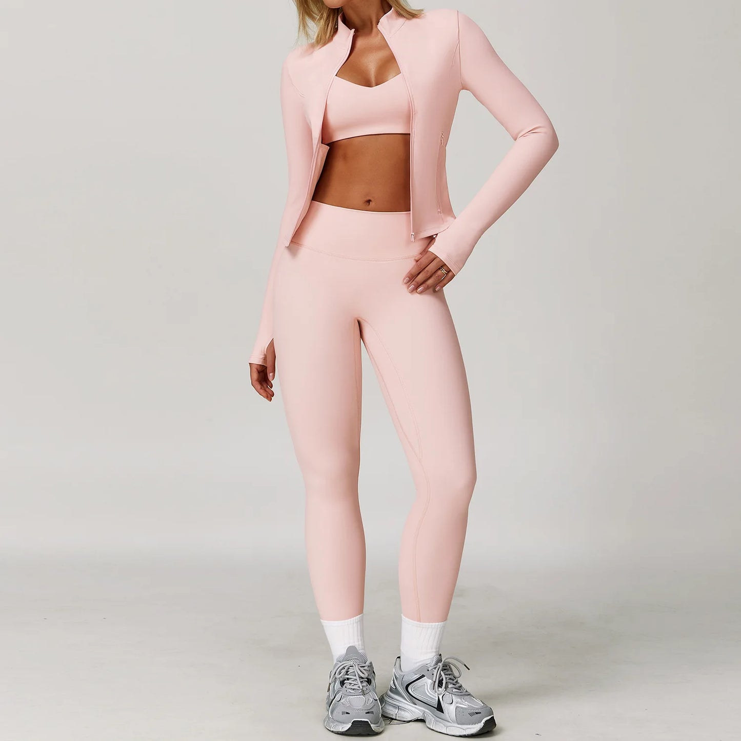Yoga Set for Women - Sportswear - Gym Set - Workout Clothes - "Thank you, next"