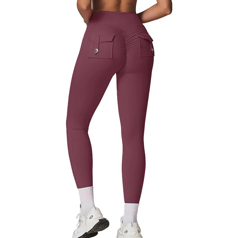 Fitness Yoga Leggings with Pockets - "Indiya"