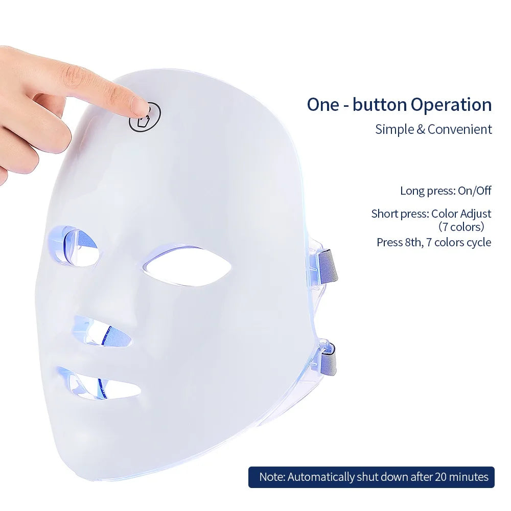 Wireless LED Face Beauty Machine
