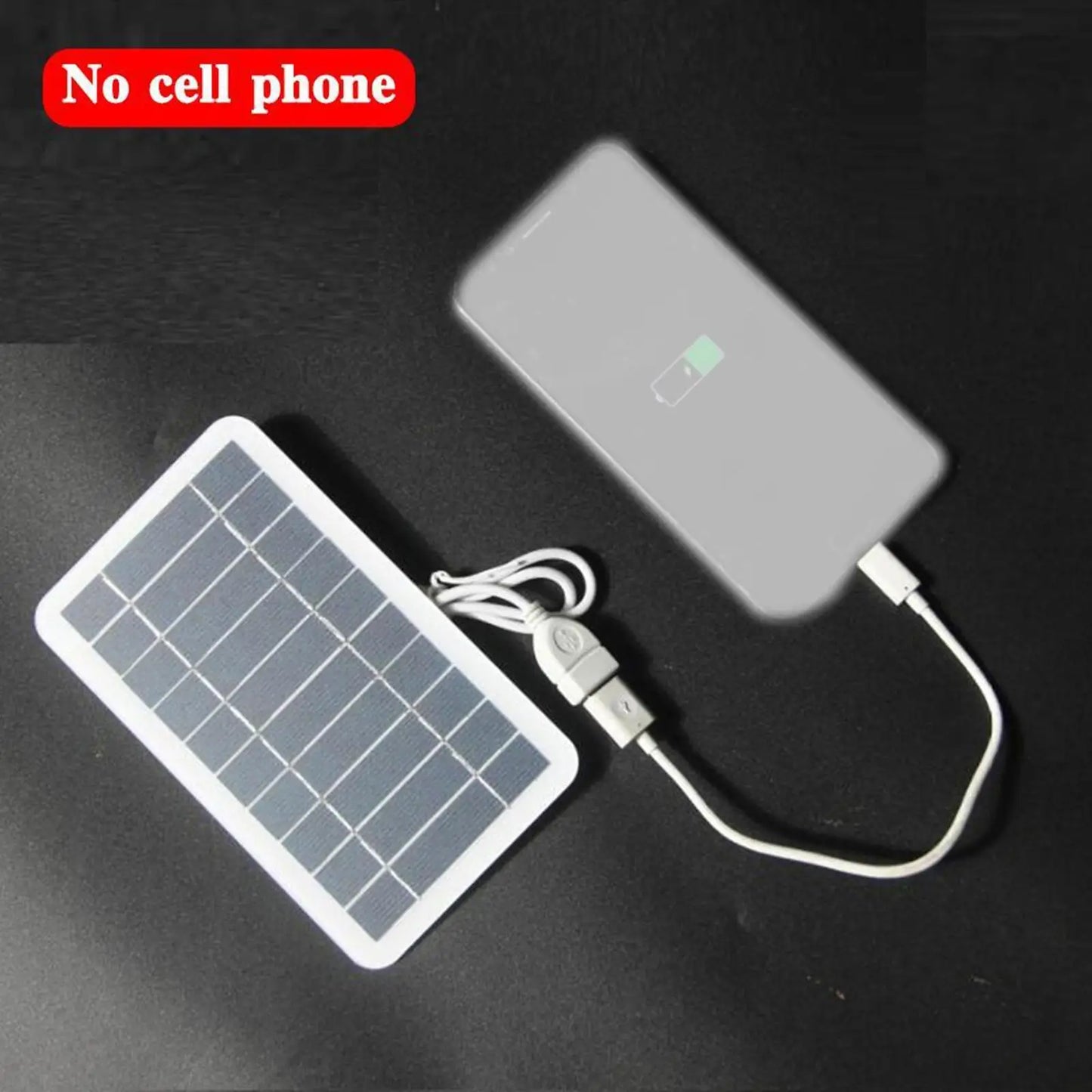 Portable Solar Panel 5V 2W - Safe Charge & Stabilize Battery