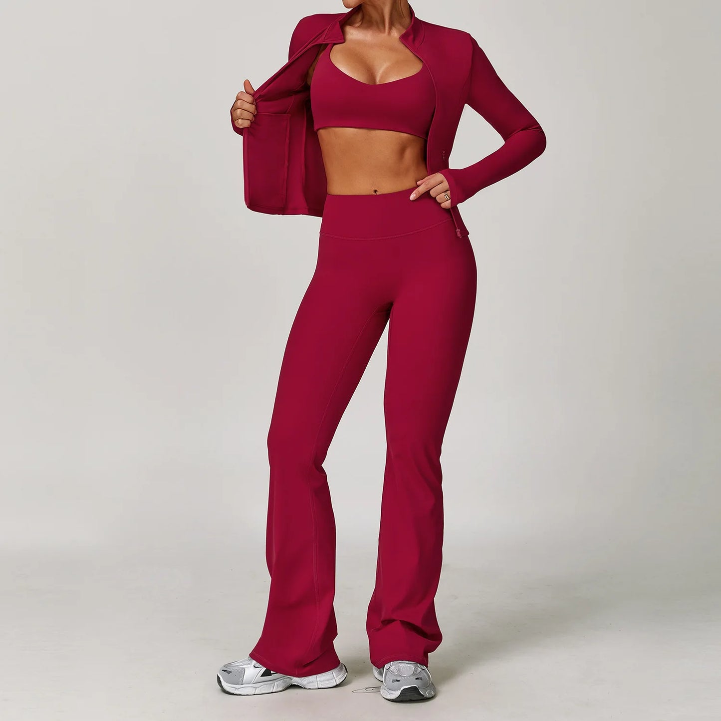 Yoga Set for Women - Sportswear - Gym Set - Workout Clothes - "Thank you, next"