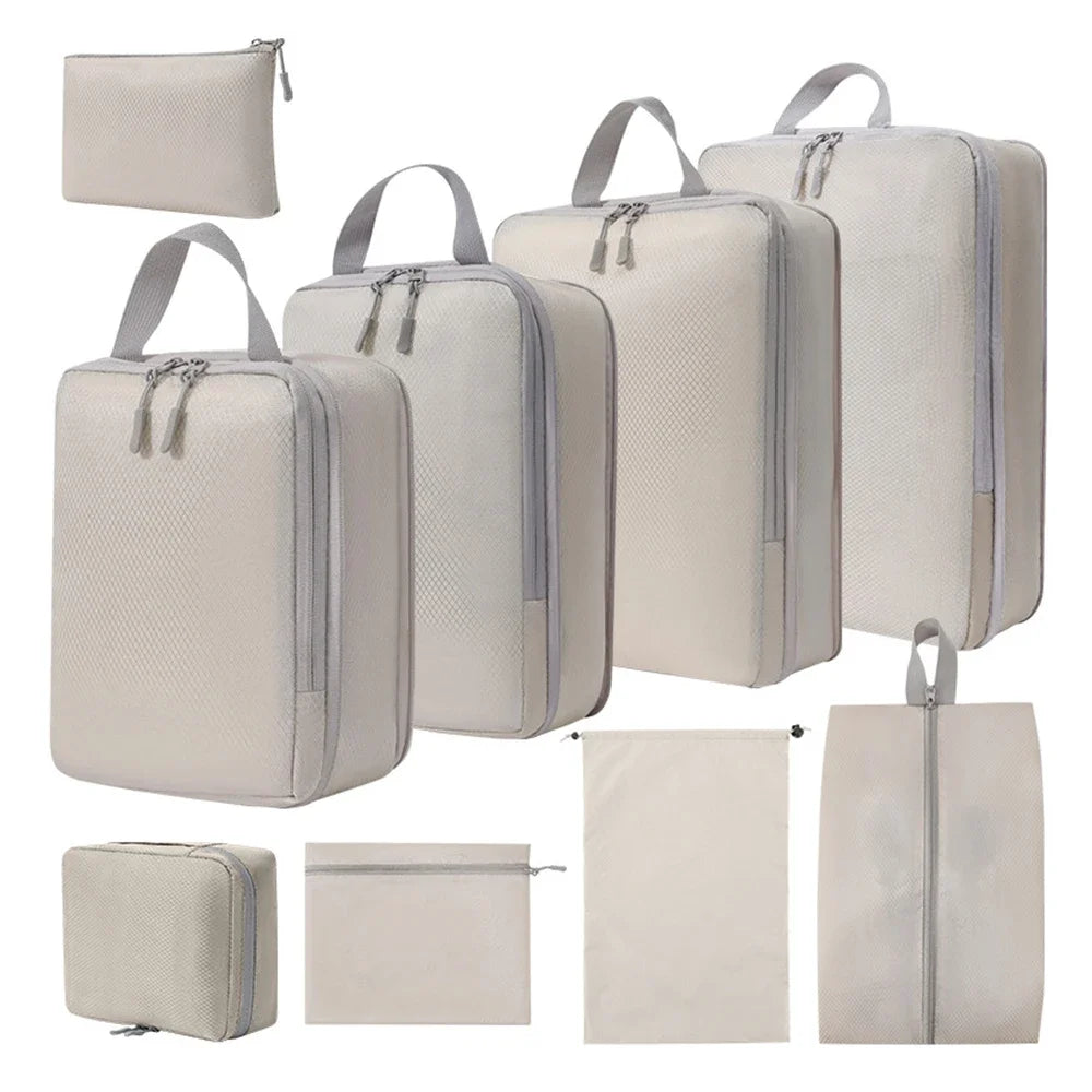 Travel Packing Cubes - 9pcs/set
