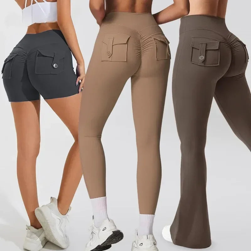 Fitness Yoga Leggings with Pockets - "Indiya"