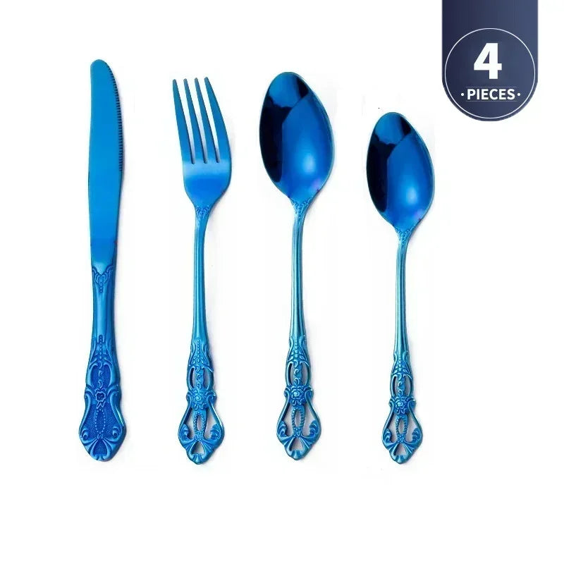 Golden Stainless Steel Cutlery Set
