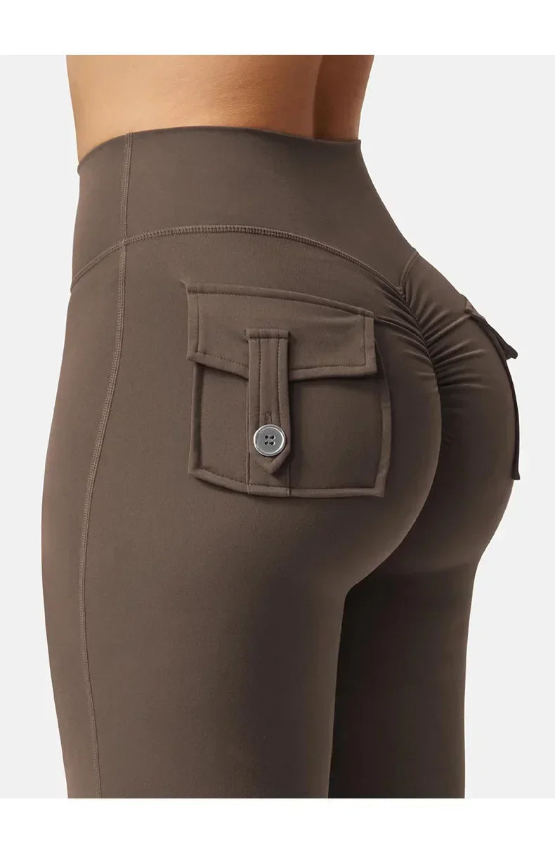 Fitness Yoga Leggings with Pockets - "Indiya"
