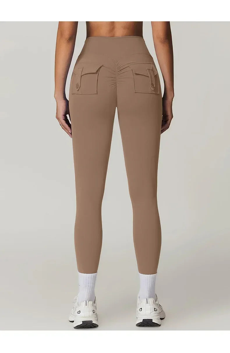 Fitness Yoga Leggings with Pockets - "Indiya"