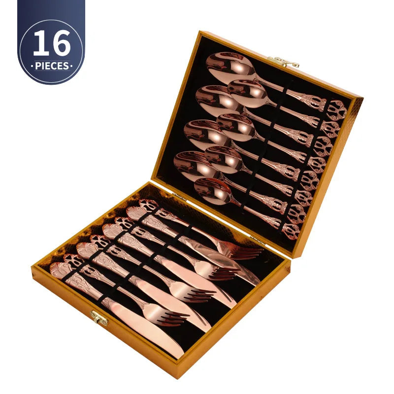Golden Stainless Steel Cutlery Set