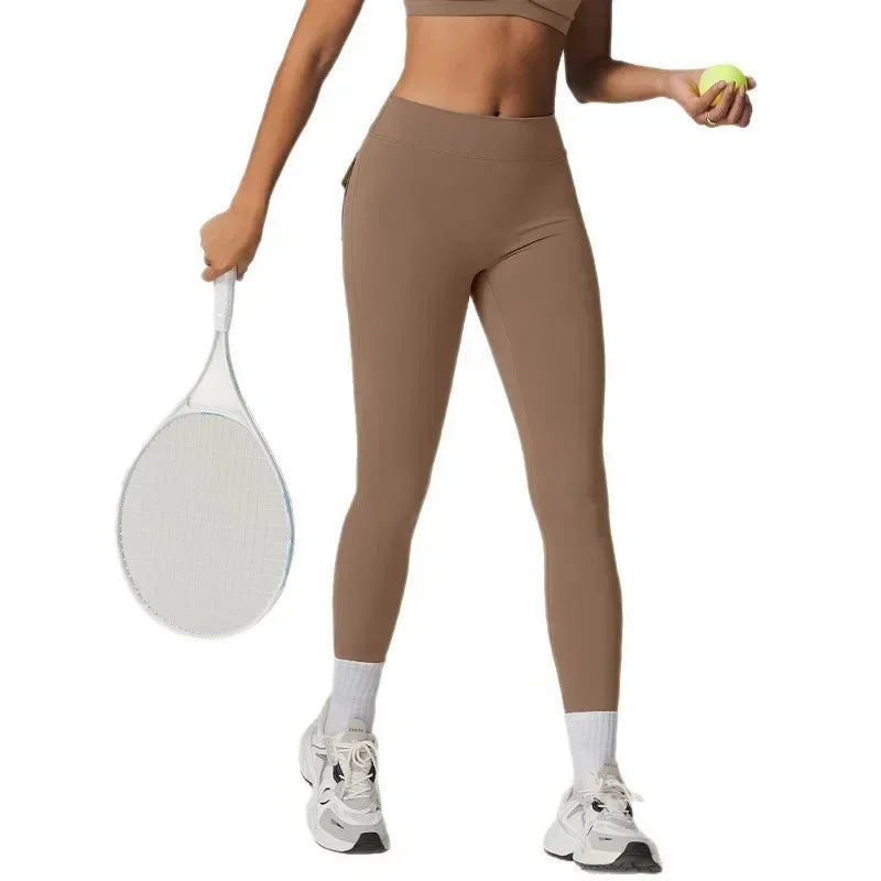 Fitness Yoga Leggings with Pockets - "Indiya"