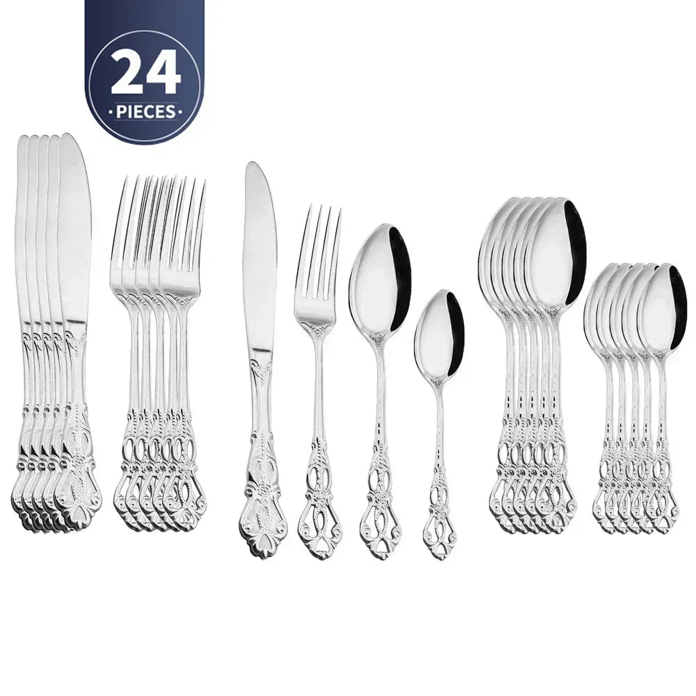 Golden Stainless Steel Cutlery Set