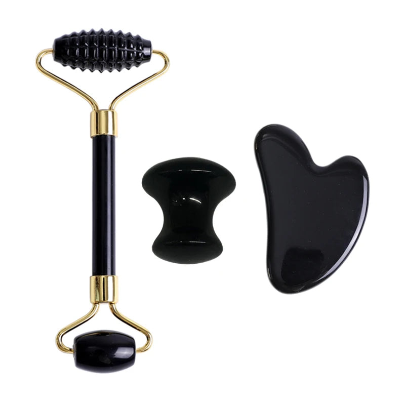 Obsidian Jade Face Roller