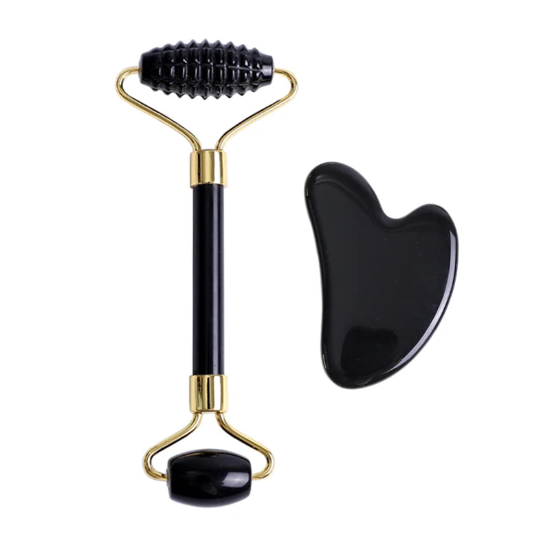 Obsidian Jade Face Roller