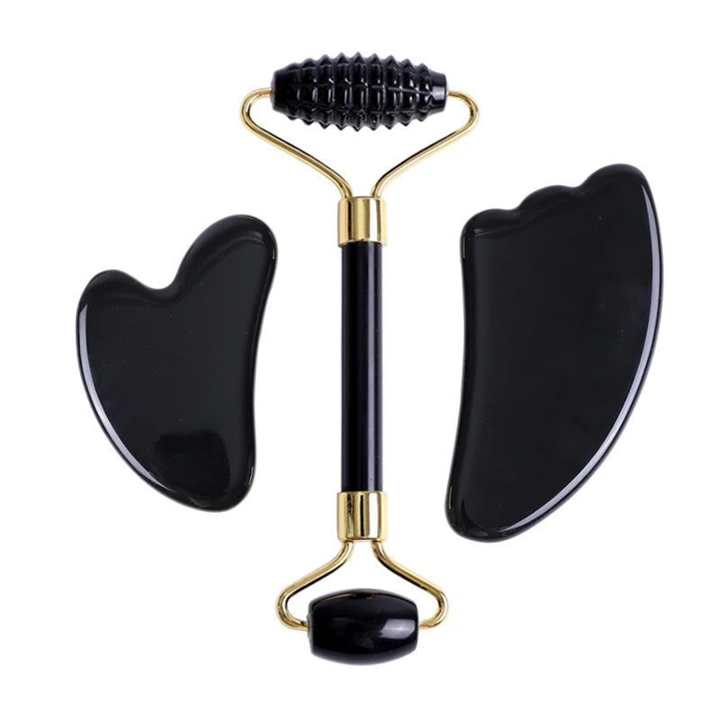 Obsidian Jade Face Roller