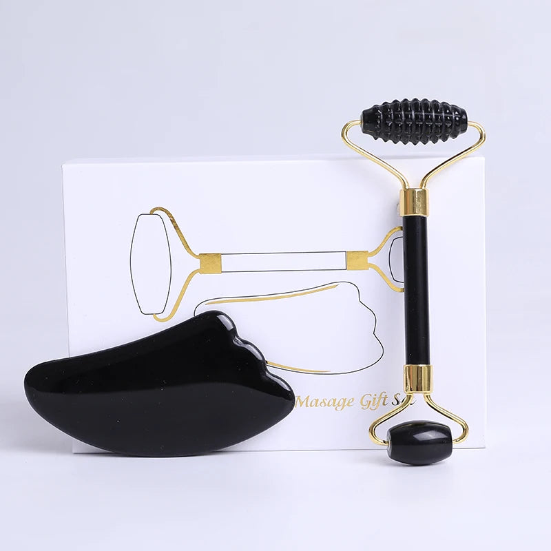 Obsidian Jade Face Roller