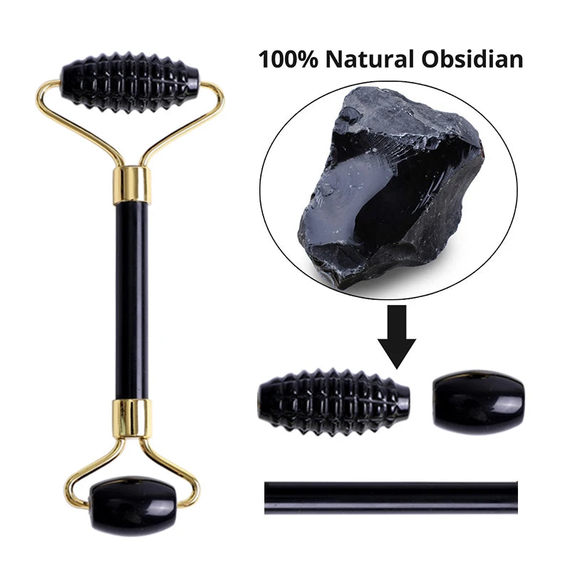 Obsidian Jade Face Roller