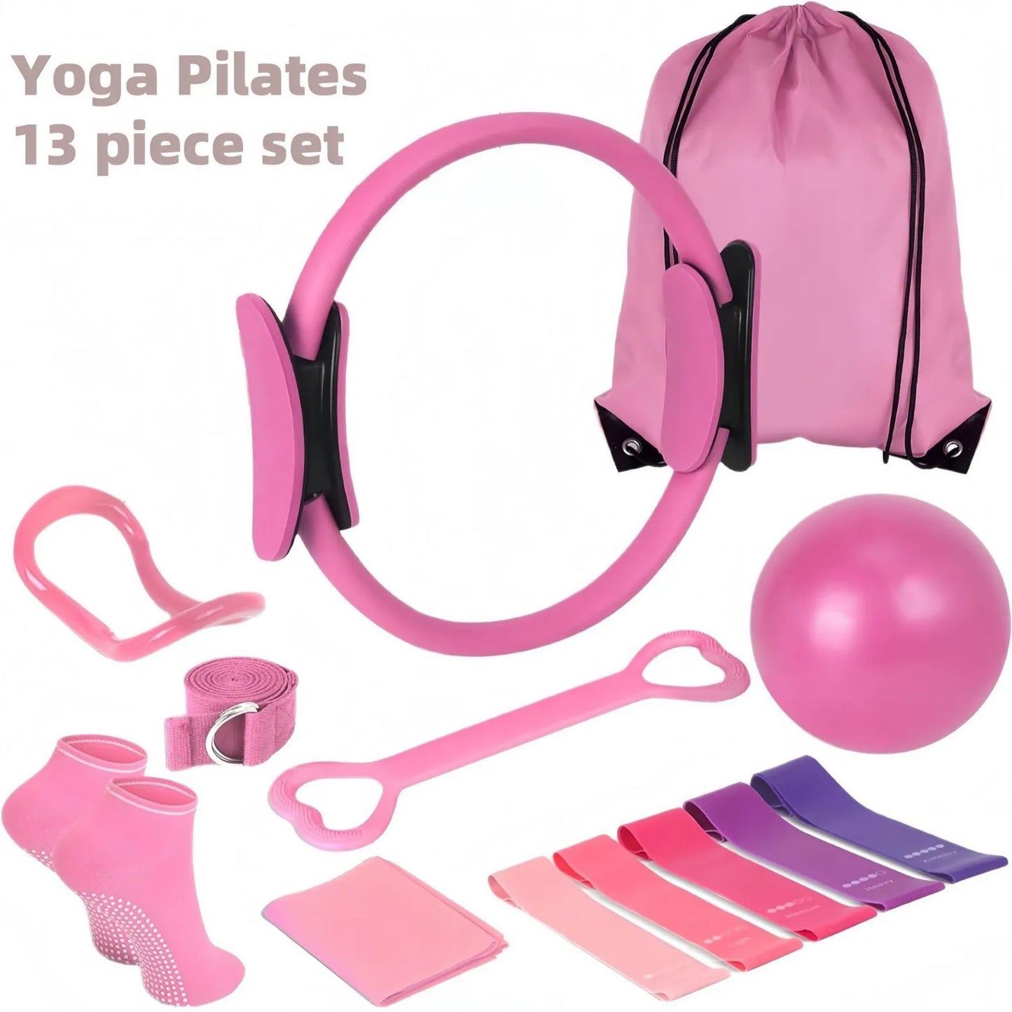 Pilates Ball Set & Resistance Bands