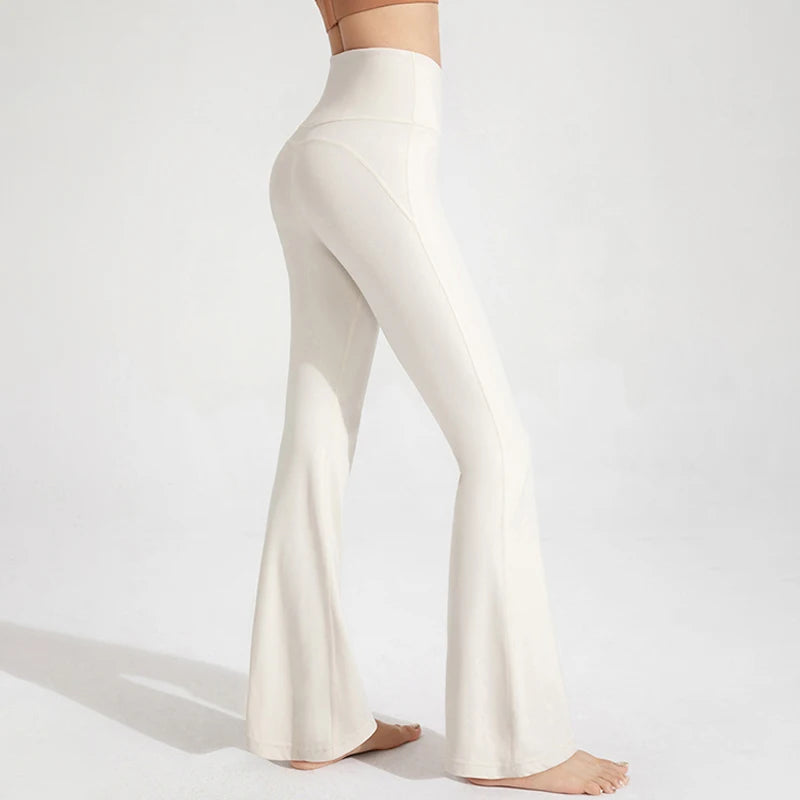 High Waisted Bell Bottom Yoga Pants - "Bianca"