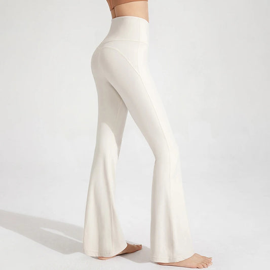 High Waisted Bell Bottom Yoga Pants - "Bianca"