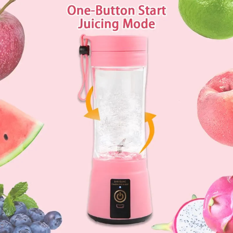 Portable Blender - 380Ml Traveling Fruit Juicer