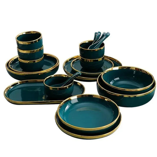 Luxurious Porcelain Dinnerware Set