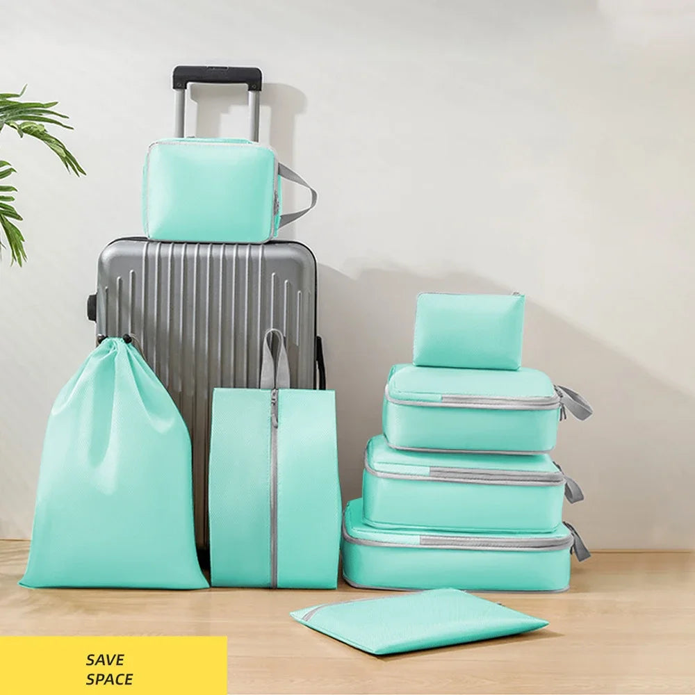Travel Packing Cubes - 9pcs/set