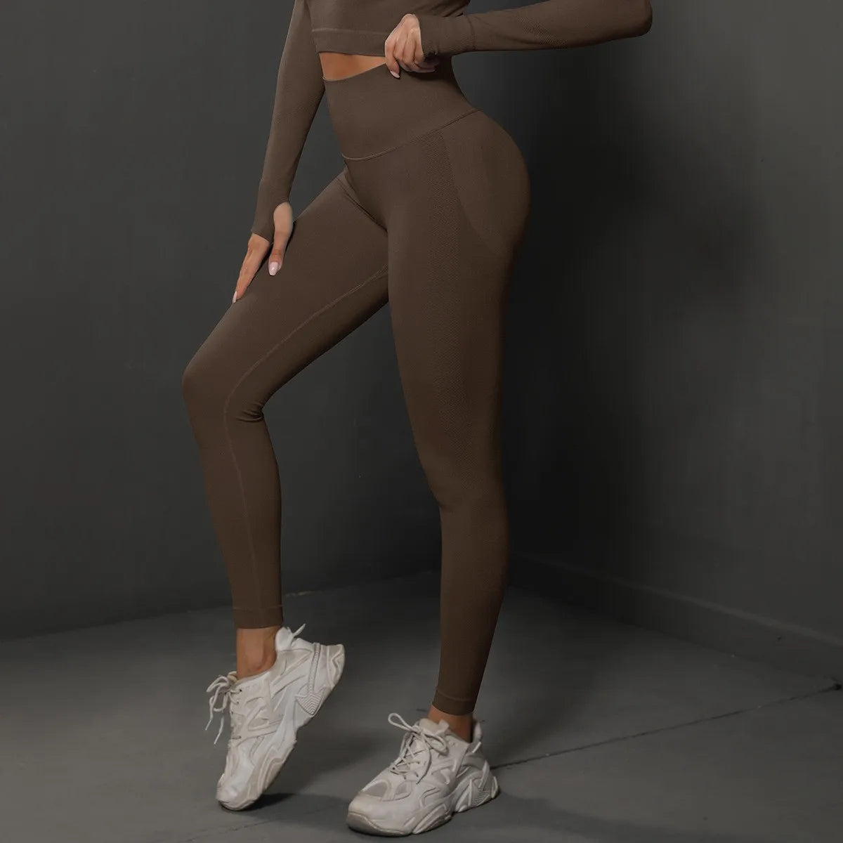 High Waist Yoga Leggings - "Try me"