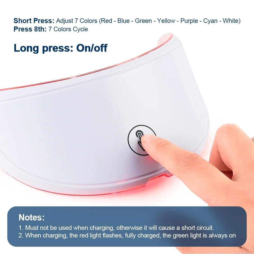 Wireless LED Face Beauty Machine