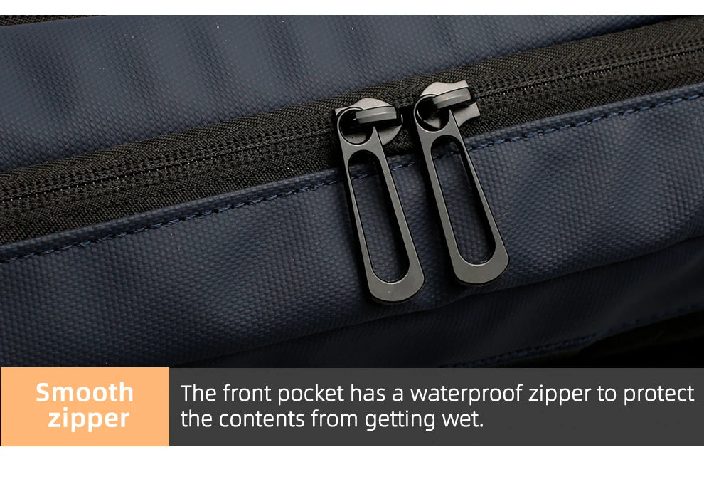 Waterproof Business Backpack for Men - 15.6 Inch Laptop Bag