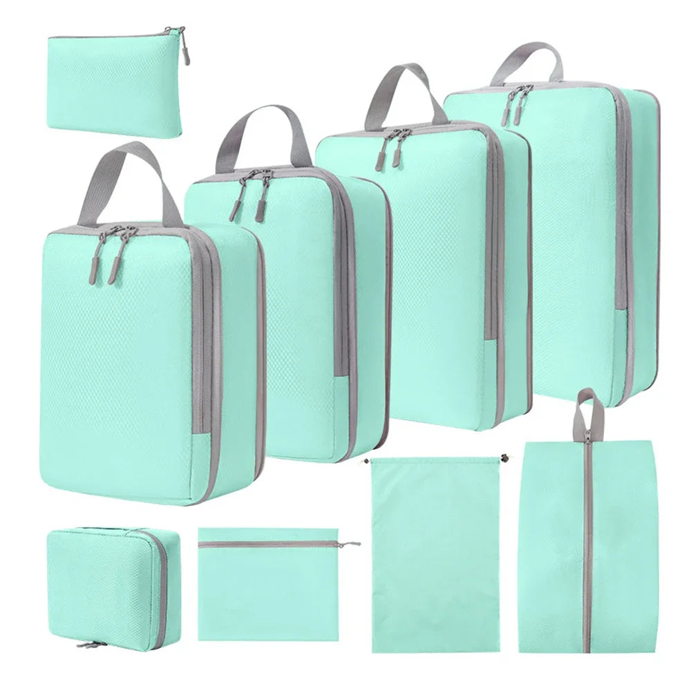 Travel Packing Cubes - 9pcs/set
