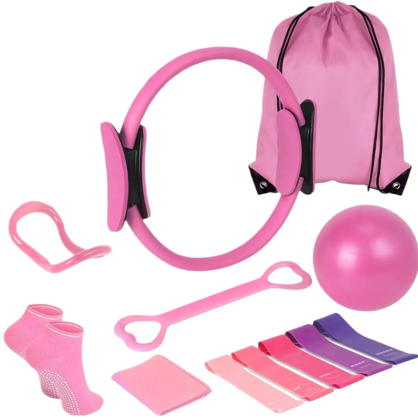 Pilates Ball Set & Resistance Bands