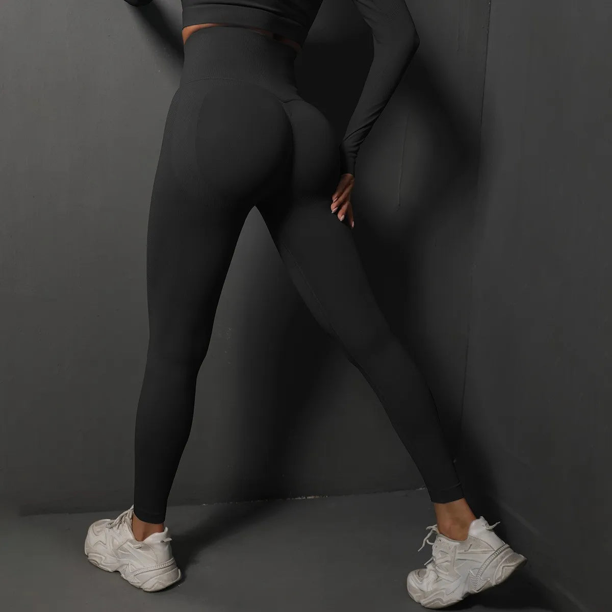 High Waist Yoga Leggings - "Try me"