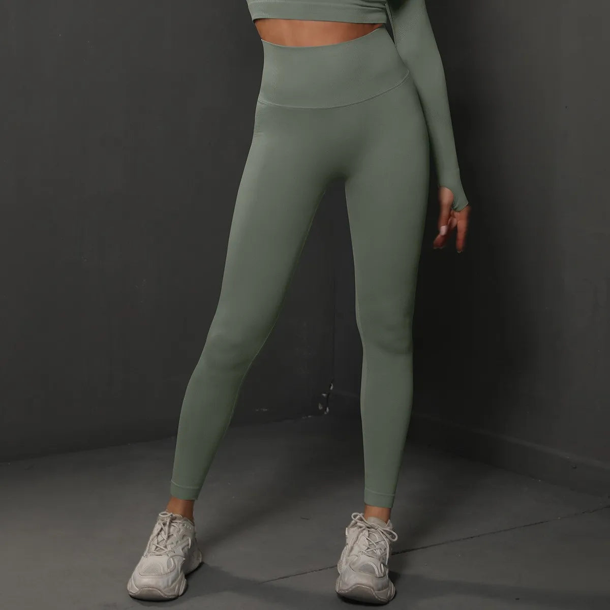 High Waist Yoga Leggings - "Try me"