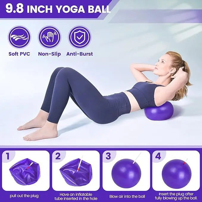 Pilates Ball Set & Resistance Bands