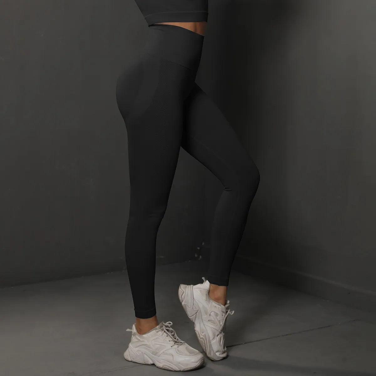 High Waist Yoga Leggings - "Try me"
