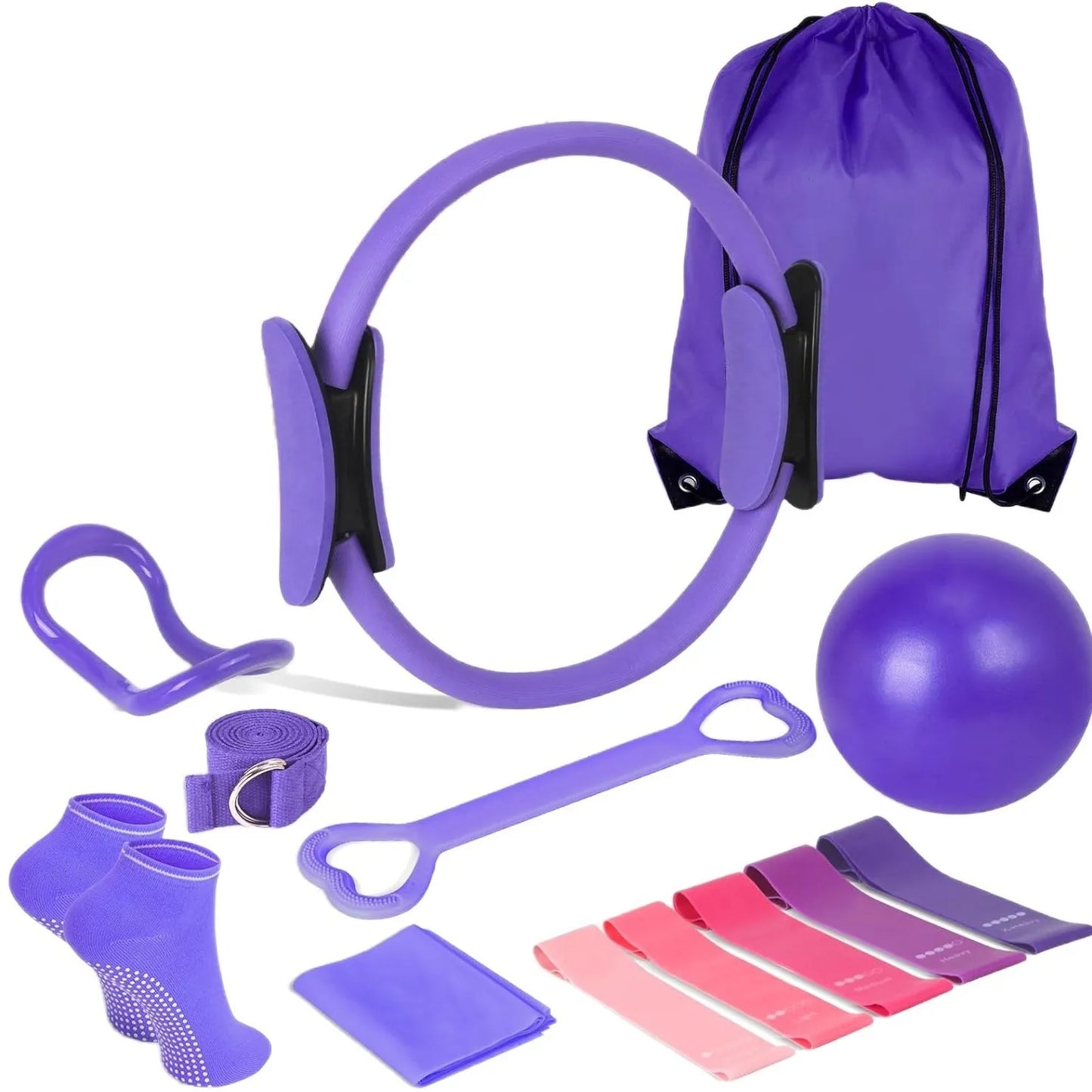 Pilates Ball Set & Resistance Bands