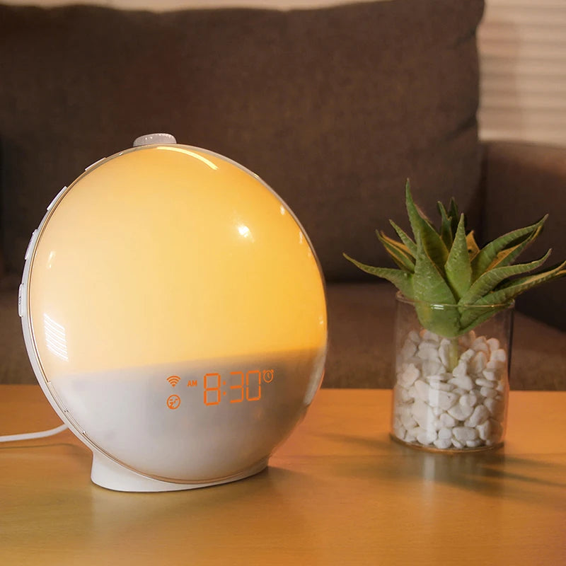 Wake Up Light Alarm Clock - Sunrise/Sunset Simulation