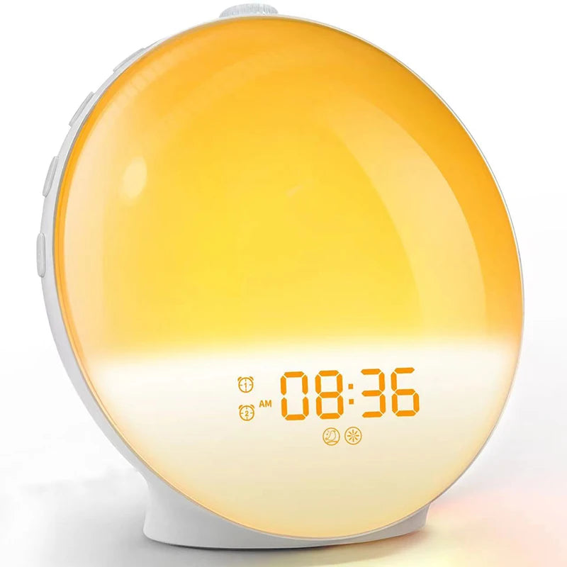 Wake Up Light Alarm Clock - Sunrise/Sunset Simulation