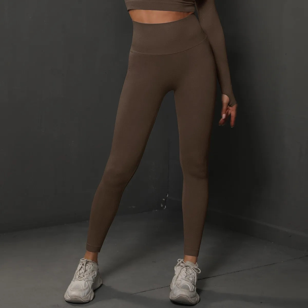 High Waist Yoga Leggings - "Try me"