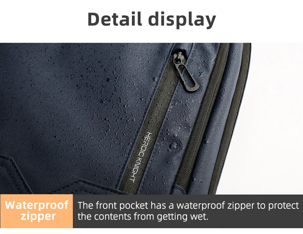 Waterproof Business Backpack for Men - 15.6 Inch Laptop Bag