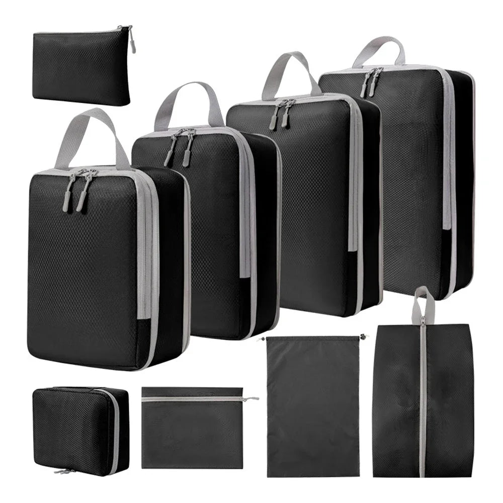 Travel Packing Cubes - 9pcs/set